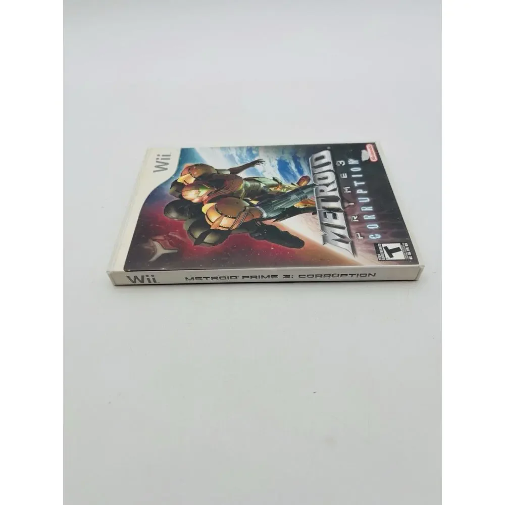 Metroid Prime 3: Corruption (Nintendo Wii, 2007) CIB Tested Working VG Cond